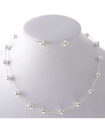 Pearl Necklace Earring Set