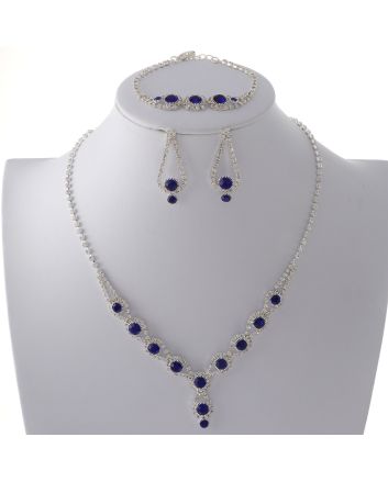 Rhinestone Necklace Set