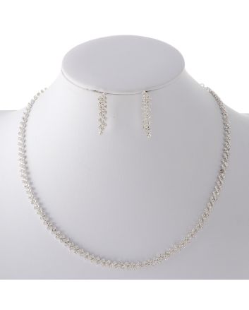Rhinestone Necklace Set