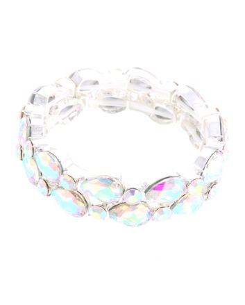 Marquise Crystal Stretch Bracelet