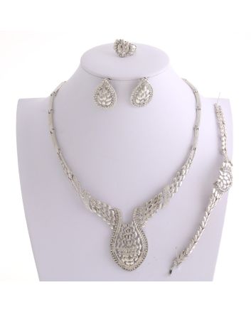 Silver Plated Necklace Set