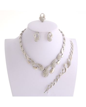 Silver Plated Necklace Set