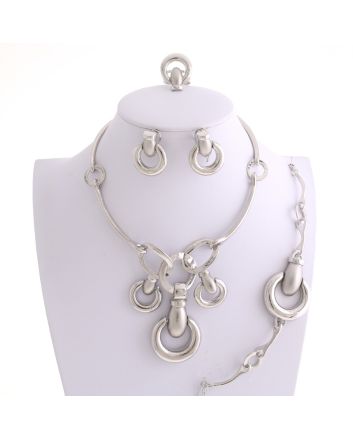 Silver Plated Necklace Set