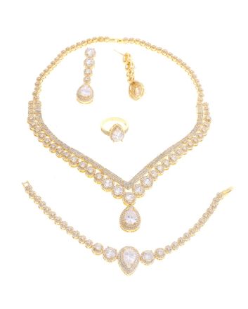 CZ NECKLACE SET
