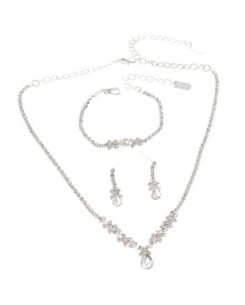 Rhinestone Necklace Set