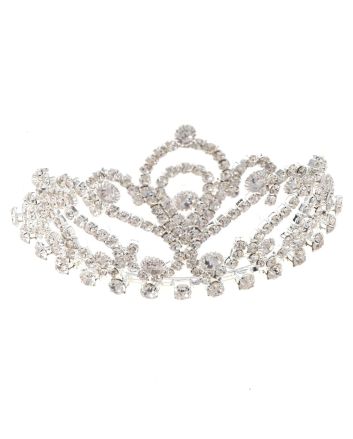 Mini Rhinestone Tiara 