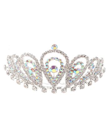 Mini Rhinestone Tiara 