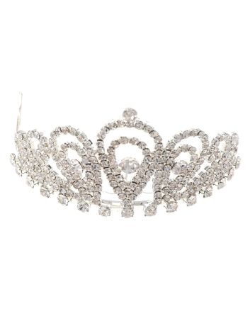 Mini Rhinestone Tiara 