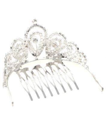 Mini Rhinestone Tiara 