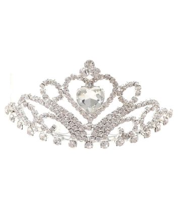 Mini Rhinestone Tiara 