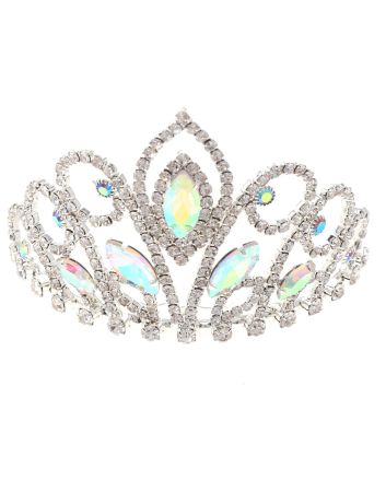 Mini Rhinestone Tiara 