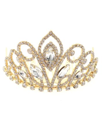 Mini Rhinestone Tiara 