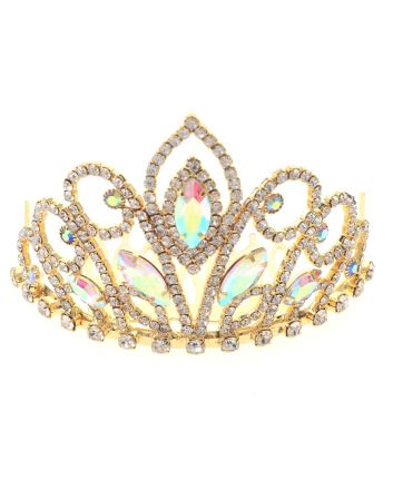 Mini Rhinestone Tiara 