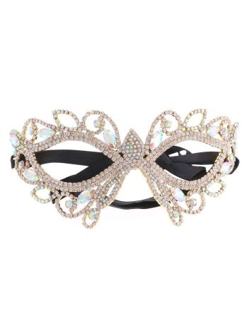 Fashion Rhinestone Evening Mask