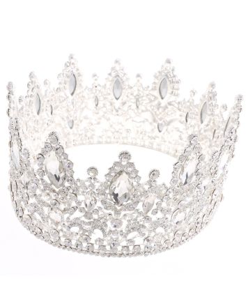 Rhinestone Crown Tiara