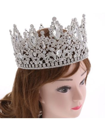 Rhinestone Crown Tiara
