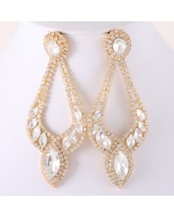 Crystal Evening Post Earrings