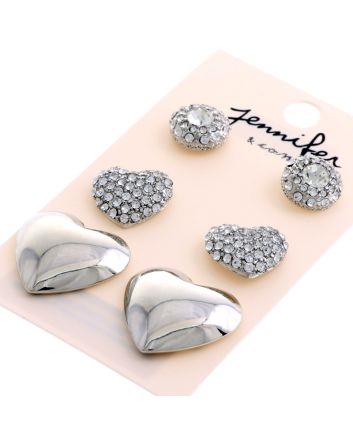 3 Pairs Pack Earrings
