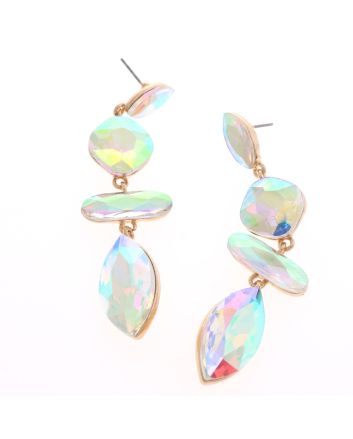 Crystal Rhinestone Post Earrings