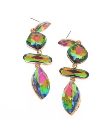 Crystal Rhinestone Post Earrings