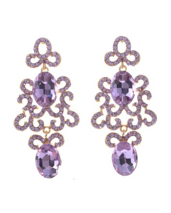 Crystal Post Earrings