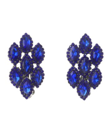 Rhinestone Clip-On Earrings