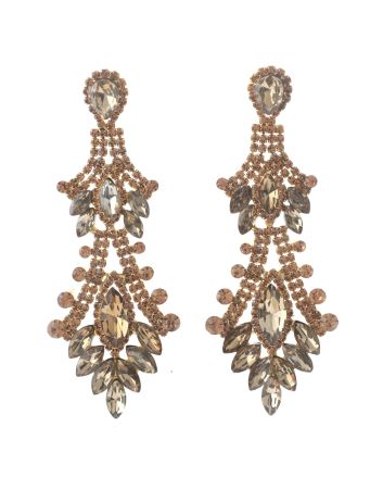 Crystal Rhinestone Drop Earrings