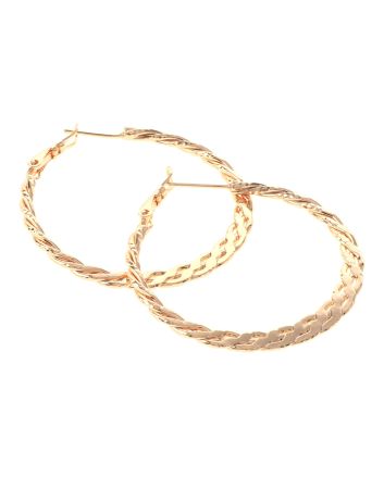 Gold Plated Hoop Earrings