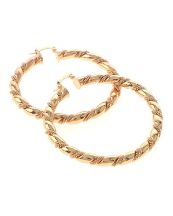 Gold Plated Hoop Earrings
