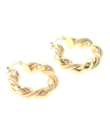 Gold Plated Hoop Earrings