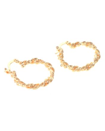 Gold Plated Hoop Earrings
