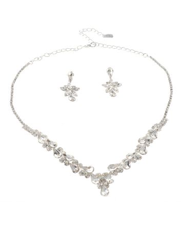 Rhinestone Necklace Set 