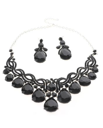 Rhinestone Necklace Set 