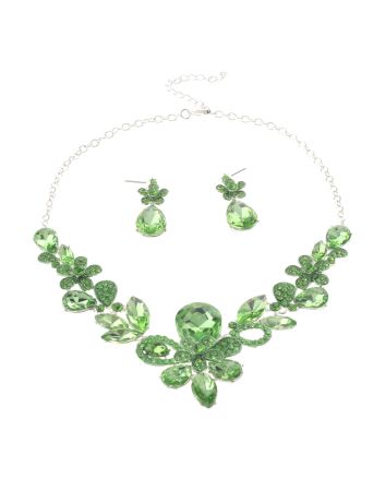 Rhinestone Necklace Set 