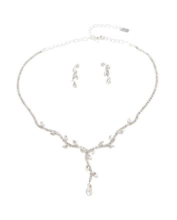 Rhinestone Necklace Set 