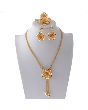 Gold Plated Necklace Set