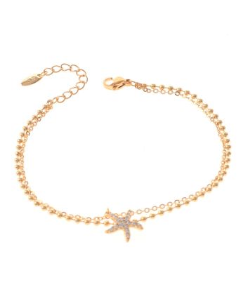 Gold Plated Lobster Claw Bracelet