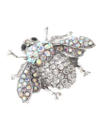 Crystal Bee Brooch  