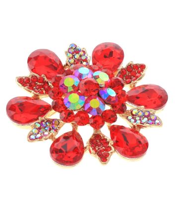 Rhinestone Crystal Brooch