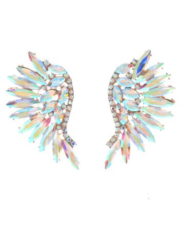 Rhinestone Post Earrings