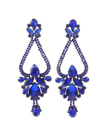 Large Chandelier Rhinestone Earring