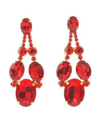 Crystal Post Earrings