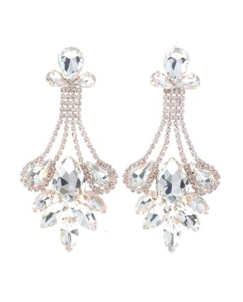 Rhinestone Post Earrings