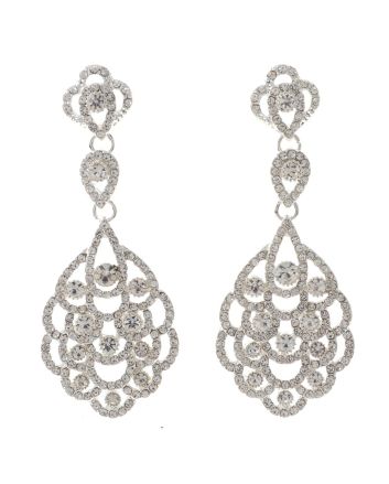 Rhinestone Post Earrings