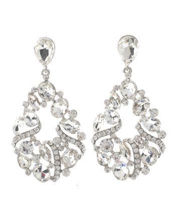 Crystal Rhinestone Drop Earrings
