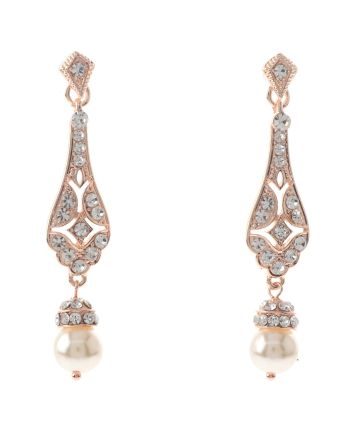 Rhinestone Post Earrings