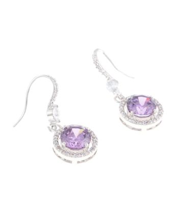 Fashion Cubic Zirconia Hook Earrings