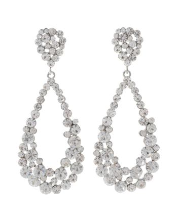 Crystal Rhinestone Post Earrings