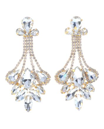 Rhinestone Post Earrings