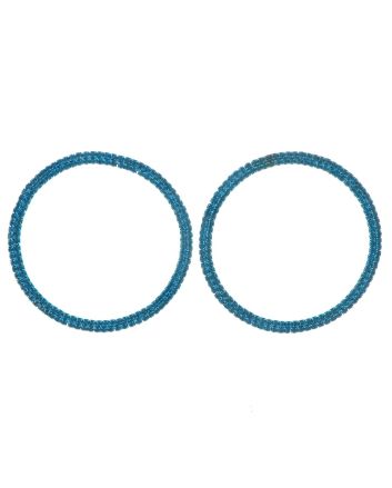 Rhinestone Hoop Earrings